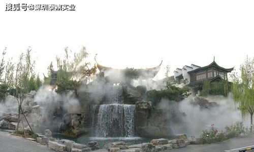 假山園林景觀噴霧加濕機高壓微霧加濕機的廣泛應用 深圳泰鼎
